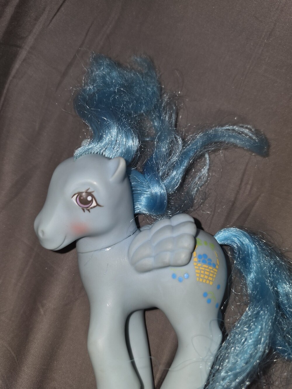 Vintage My Little Pony G1 Blueberry Baskets MLP 1987 Sweet Berry Pegasus Ponies - Picture 3 of 6